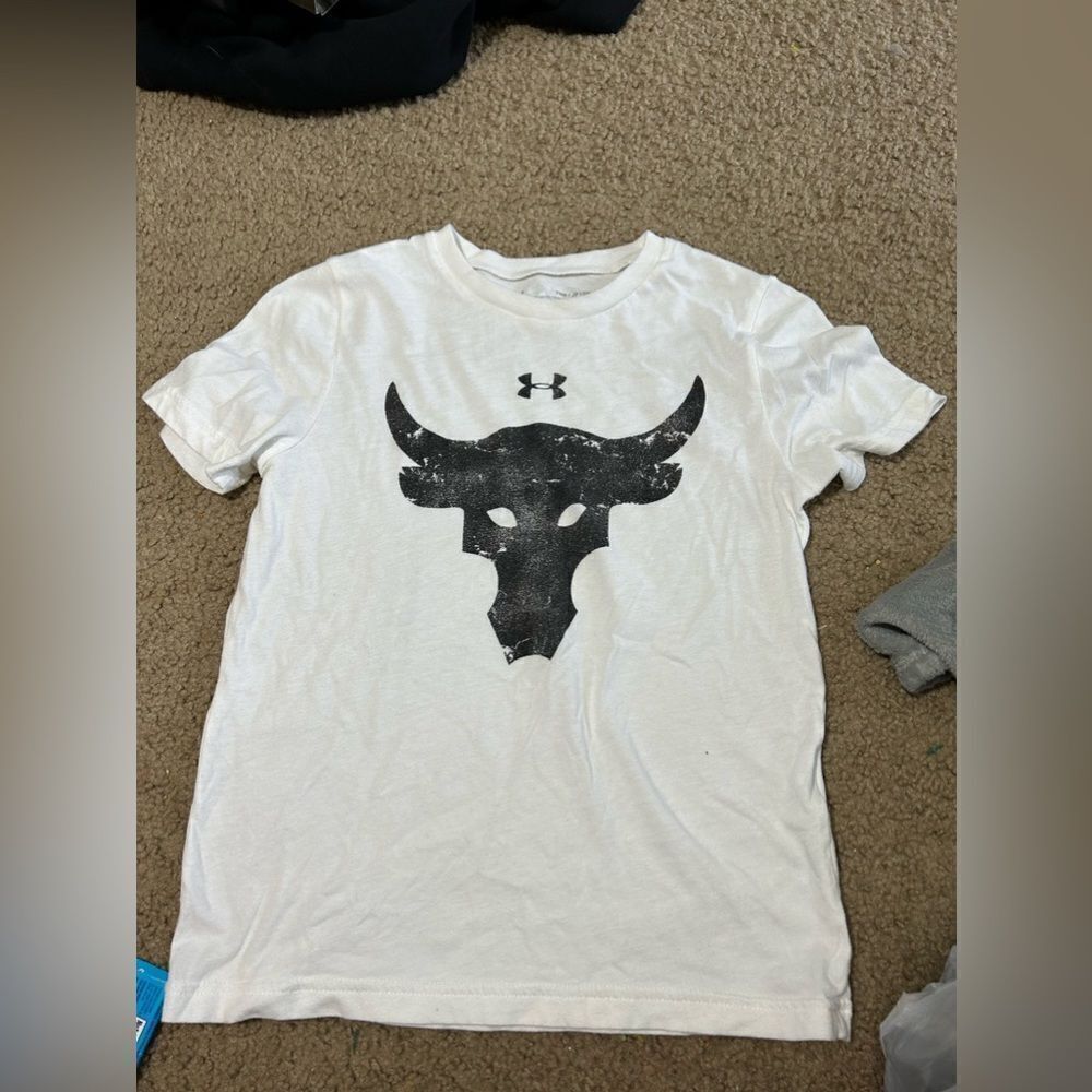 Boys Under Armour Project Rock Tshirt
